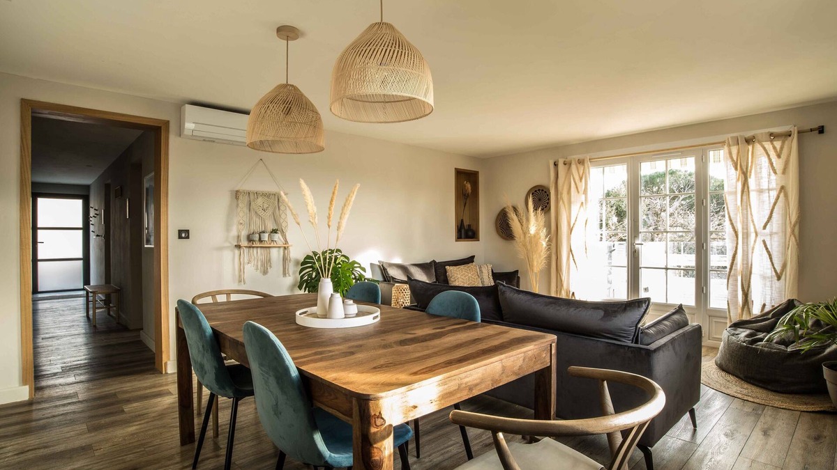 Sainte-Maxime City Centre Cottage | VILLA NONNA/90m2, 3 bedrooms, 50m2 terrace, griddle, free Wifi and Netflix