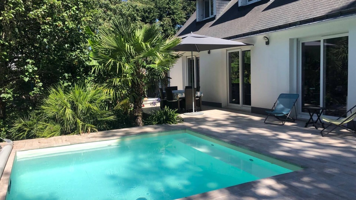 Saint-Erblon House | Villa Oasis, swimming pool, axis Rennes/Nantes