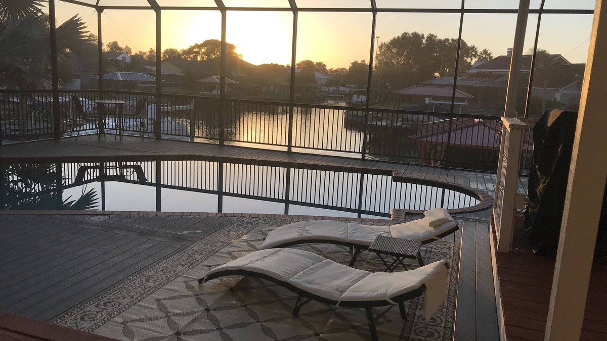 Apollo Beach House | Villa Oasis, w/Heated & Covered Pool, Pool Table, Boat Dock, Gym and much more.