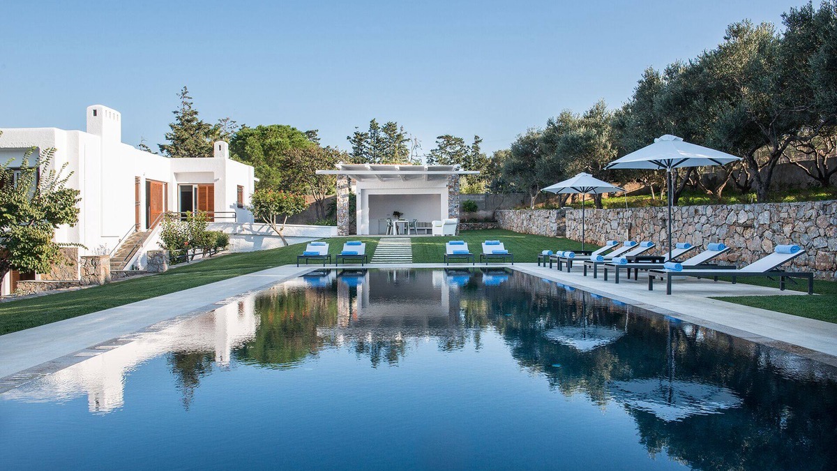 Kounoupidiana Villa | Villa Oleander, pool, BBQ, sea view, free cleaning, close to the beach.