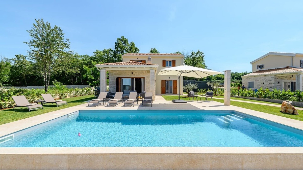 Tinjan Villa | Villa Oliva Muntrilj with pool and garden