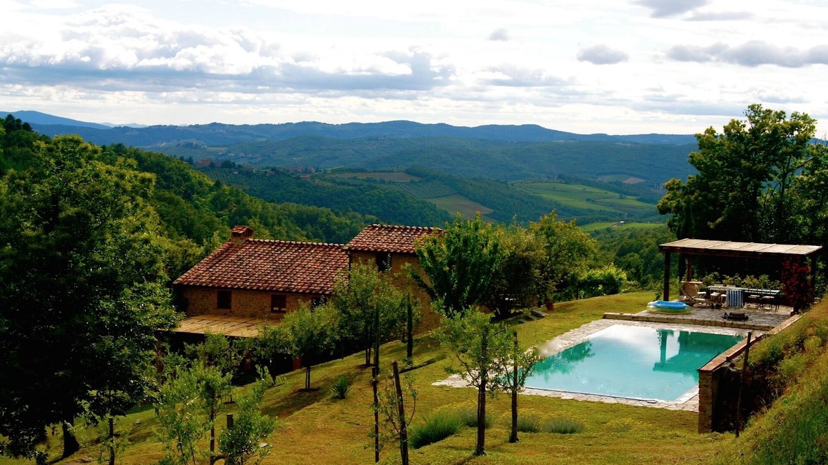 Gaiole in Chianti Villa | Villa on Chianti hill in heart of Tuscany, super-large pool, 14 ha plot