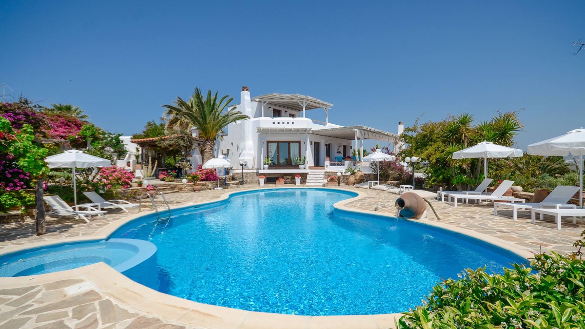 Stelida Villa | VILLA PARI MANDA - Enormous 3 Levels Villa Private Pool Jacuzzi & BBQ Sea View