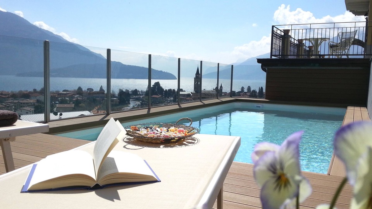 Domaso Villa | Villa Perla Del Lago : main villa - lake views, pool, hot tub, max. 14 people