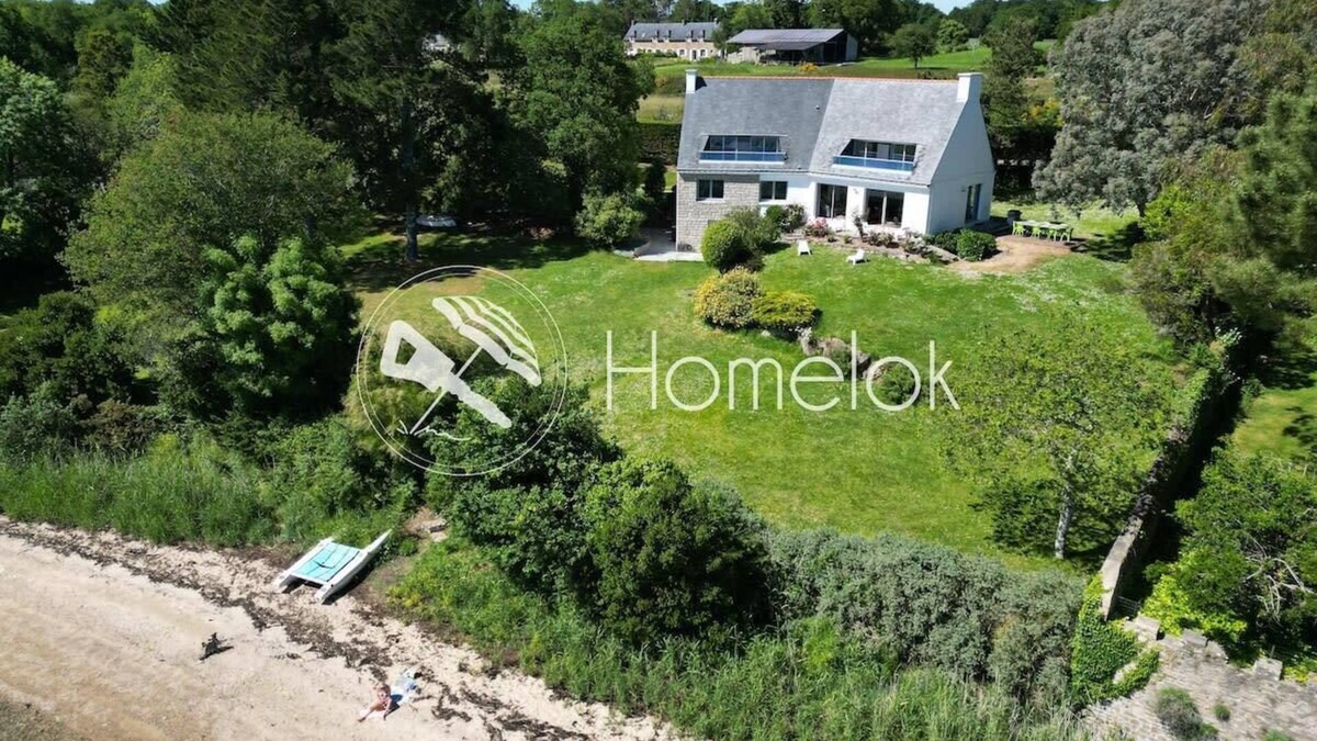 Arradon House | Villa pieds dans l’eau – Vue mer panoramique