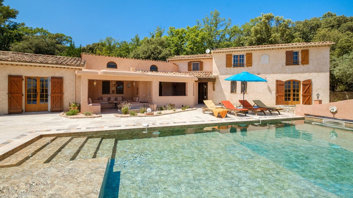 Seillans Villa | Villa 'Propriété Fontaine Margo': Peaceful Retreat with Mountain Views