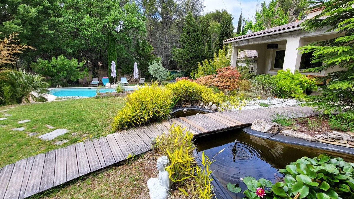 Ventabren Villa | Villa Roquefavour proche Aix en Provence piscine p