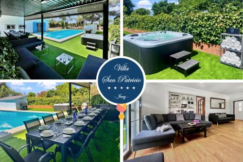 Jerez de la Frontera Villa | Villa San Patricio I Piscina Privada I Jacuzzi Spa I BBQ I PS5 I Aire Acon I 3000m2 I 5min-Centro