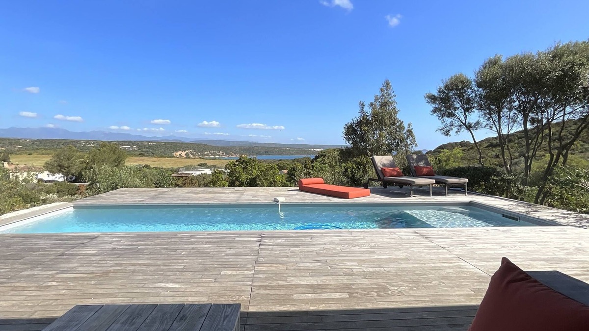 Bonifacio Villa | Villa sea view Gulf of Santa Manza with salt heated pool