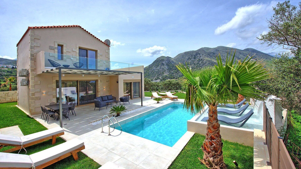 Filaki Villa | Villa Silentium Olia – Vacation villa with private pool in Argyroupoli, Crete