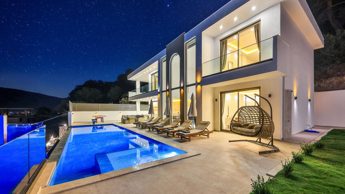 Sarıbelen Villa | Villa Taha in Kas with 3 bedrooms and 3 bathrooms