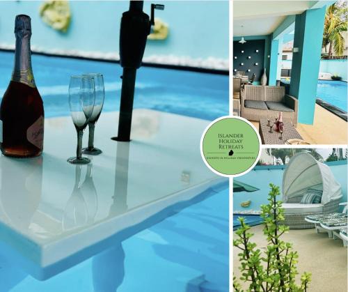 Flic-en-Flac Villa | Villa turquoise Exotique