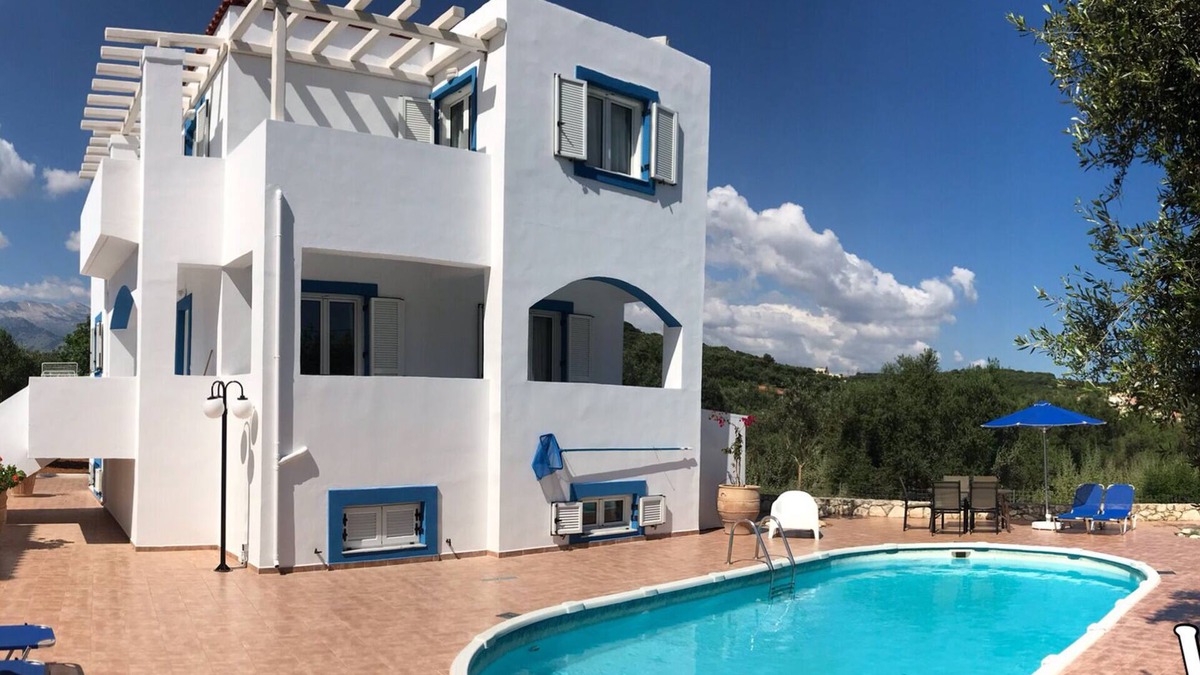 Almyrida Villa | ☀️Villa Varvara❤️Almyrida⛱️ 350m from Sea❗️No car needed❗️Samaria Gorge-For Free