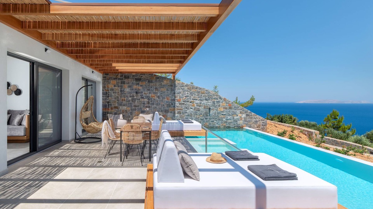 Malevizi Villa | Villa Vittoria, Breathtaking sea Views, Private Heated Pool, Close to the Beach!