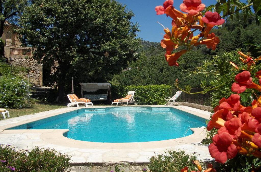 Chateauneuf-Grasse Villa | villa vue mer avec piscine - 5 couchages