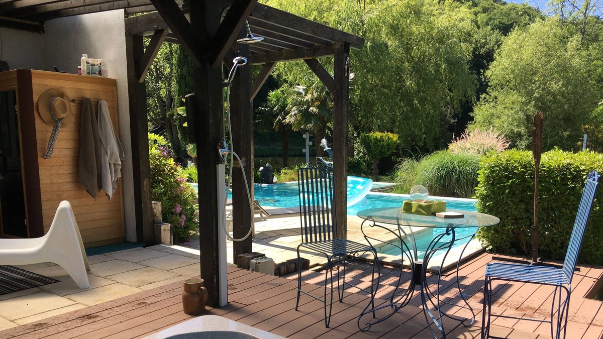 Inzinzac-Lochrist House | Villa with heated pool, SPA, for 12 people, on the banks of the Blavet river