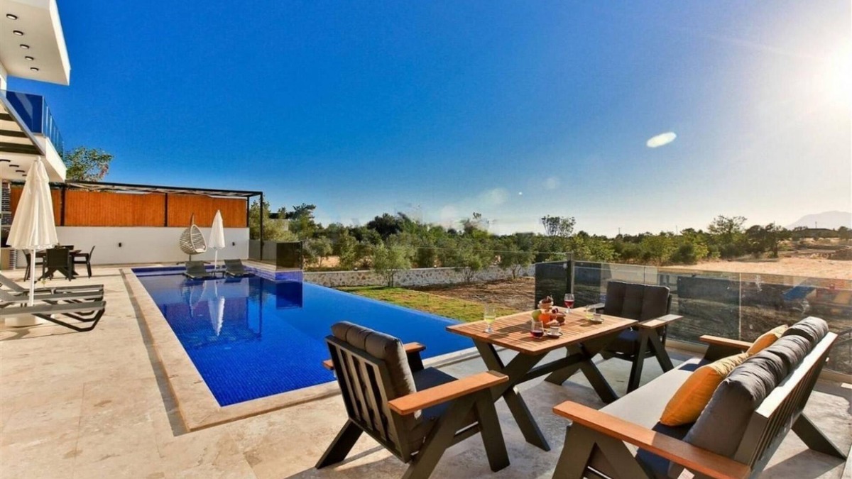 Uzumlu Apartment | Villa with Jacuzzi, Hammam, Sauna and Pool in Kas