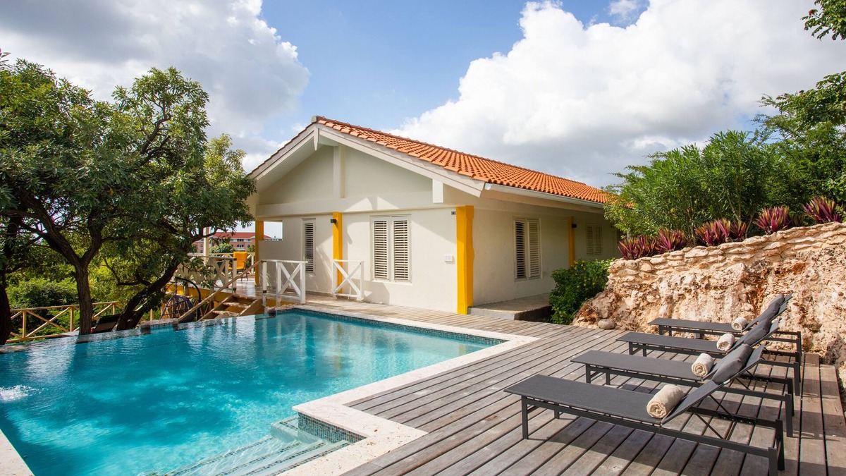 Piscadera Villa | Villa with ocean view and amazing infinity pool