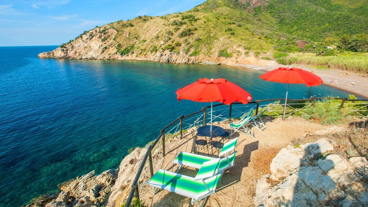 Rio nell'Elba Villa | Villa with panoramic terrace directly on the sea, Elba Island