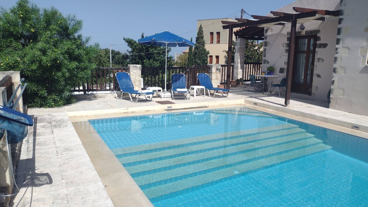 Vamos Villa | Villa with private pool, lovely views within easy walk to Vamos village