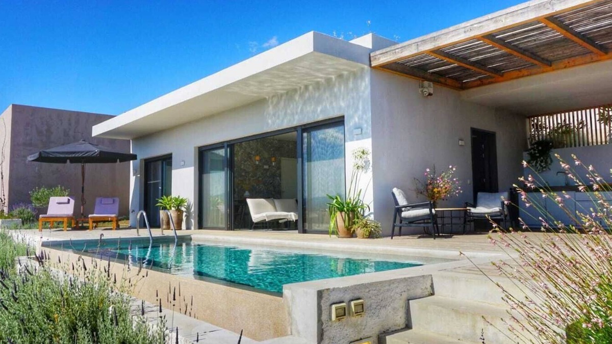 Paleros Villa | Villa with private pool, 3 bedrooms at walking distance to center town and beach