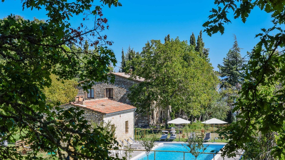 Sarteano House | Villa with private pool, air conditioning in Val d'Orcia. Very quiet place!