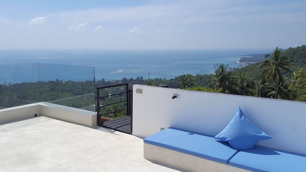 Lamai City Center Villa | Villa with spectacular sea view & waterfall in Koh Samui