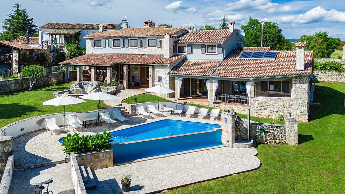 Sveta Nedelja House | Villa Zanetto, 510m2 villa with sauna, indoor & outdoor pool, 3,500m2 natural plot