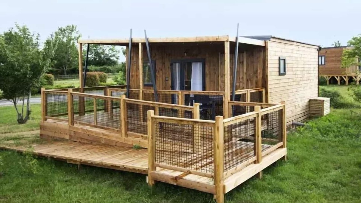 Lignieres House | Village de Cottages - 3-Room PMR Cottage for 6 People with Air Conditioning