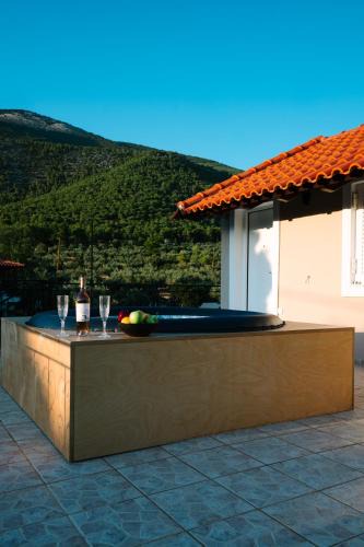 Porto Germeno Apartment | Villarose Suite HotTub SunsetView