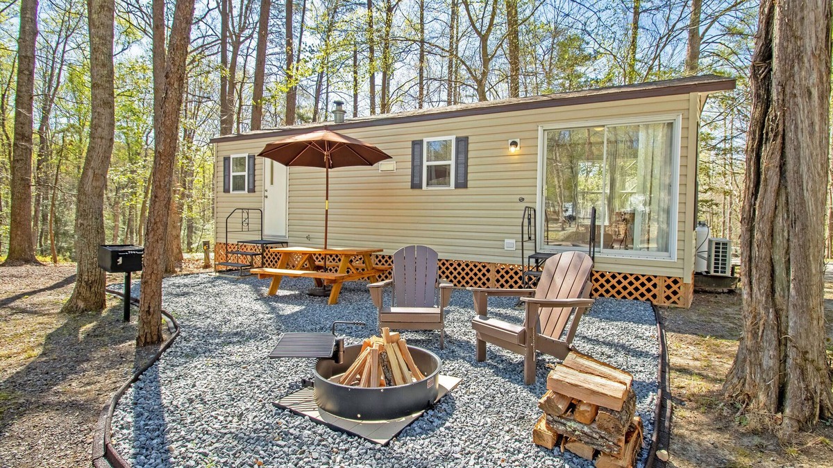 Spotsylvania House | Vintage RV Camp Trailer at Wilderness Presidential