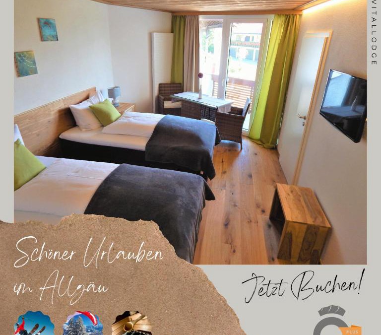 Kalzhofen Apartment | Vital Lodge Allgäu mit Oberstaufen PLUS