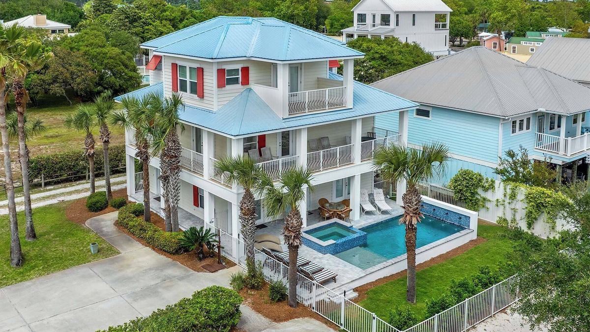 Tang-O-Mar House | Vitamin Sea - Gulf View! Private Pool! Sandestin Area! Easy Walk to the Beach!