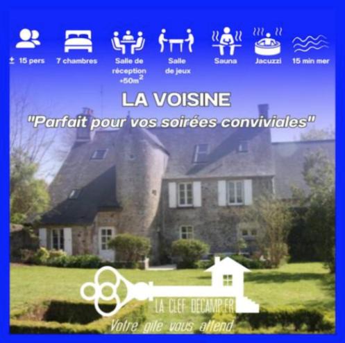 Valognes House | Voisine 15pers SPA Billard 15min Mer