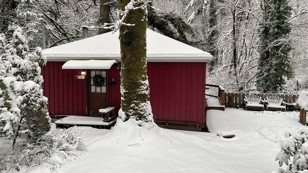 Curtis Cabin | ‘Volcano Country’ Creek side Cottage in Doty