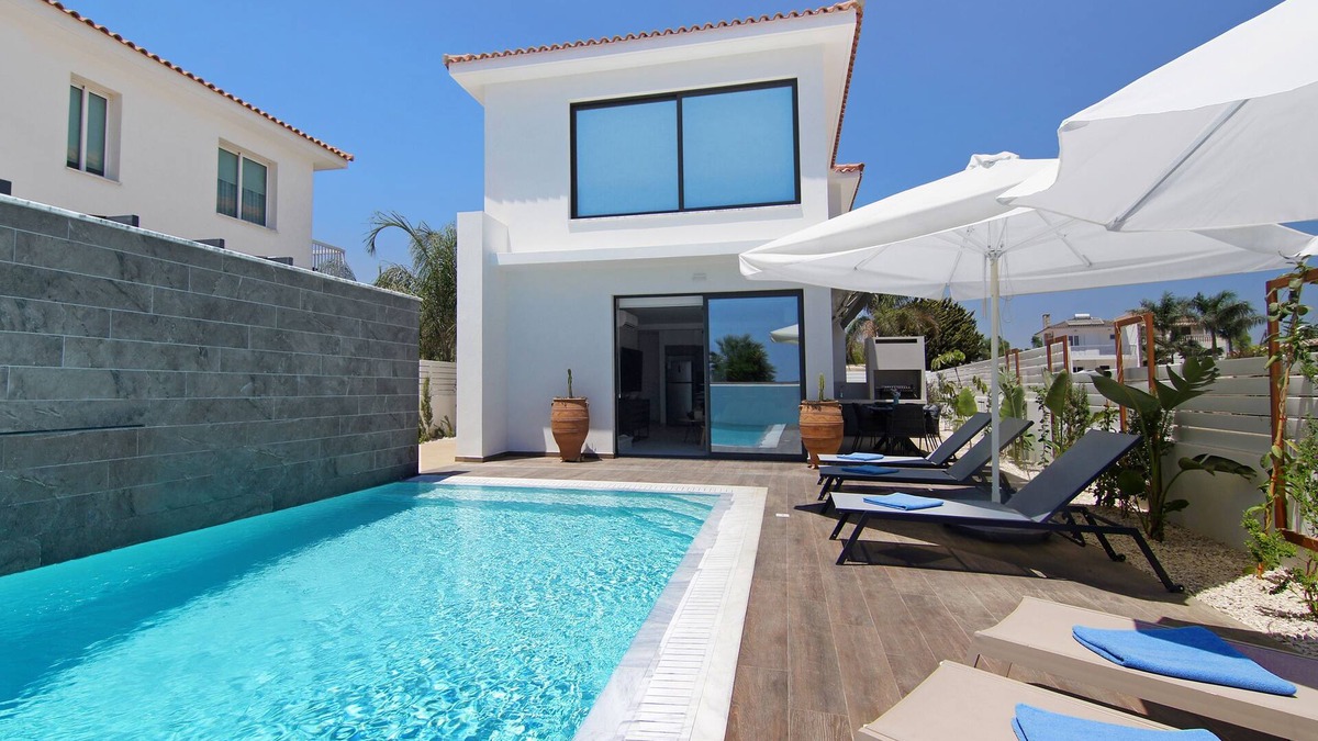 Ayia Thekla Villa | Votsalo Villa - 30m from Med Sea