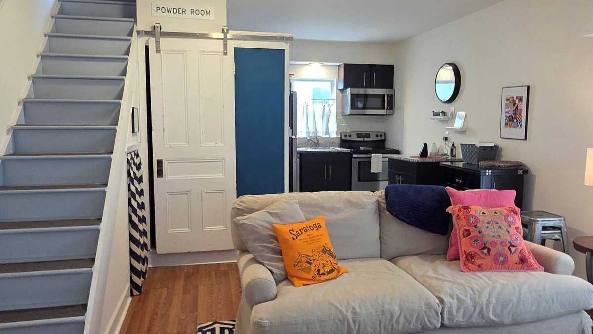 Saratoga Springs Apartment | Walk 2 Blocks To Broadway from this Private Apt near Skidmore & Downtown