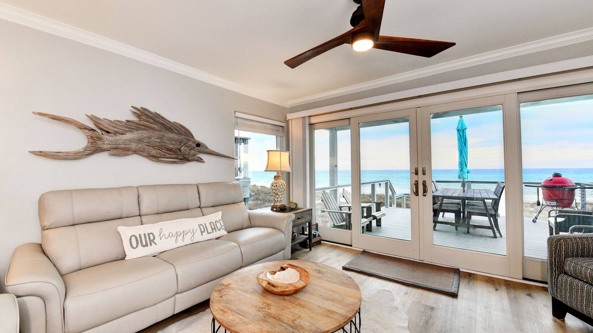 Laguna Beach Estates House | Walk out the deck to the sand - Beachfront Home - DRIFT AWAY