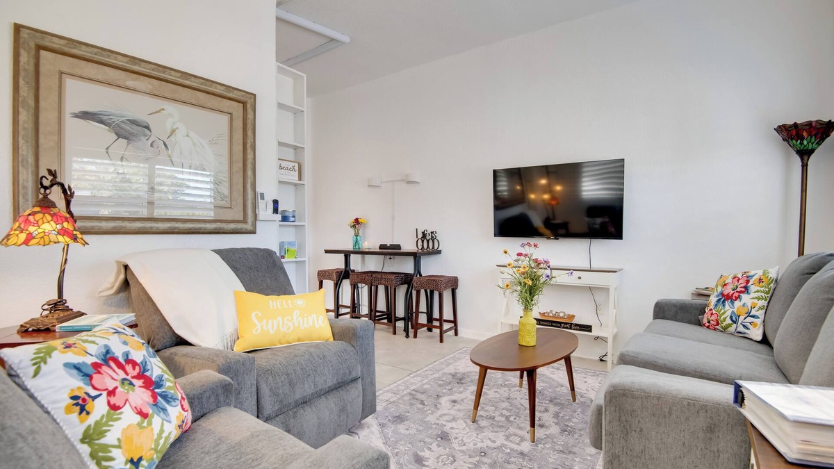 Cocoa Beach Apartment | Walk to Beach: Dog-Friendly Gem in Cocoa Beach!