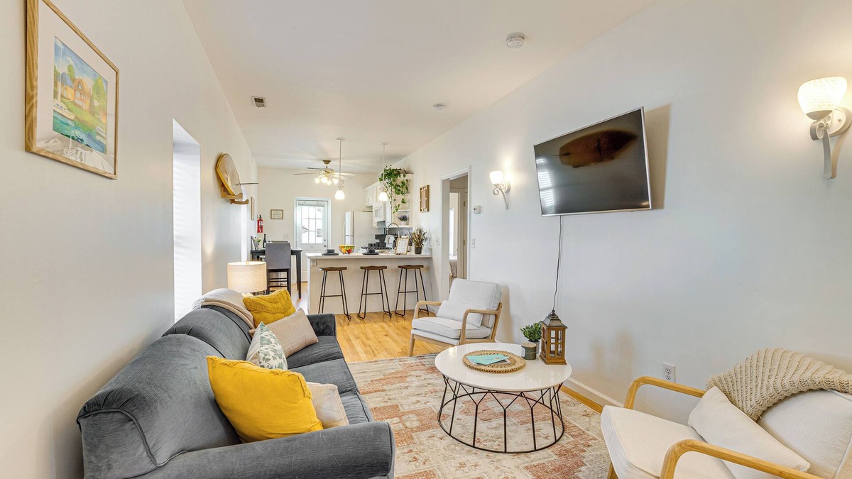 Keansburg House | Walk to Beach: Keansburg Home w/Patio & Fire Pit!