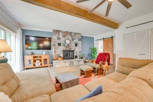 Onaway House | Walk to Black River Secluded Cabin in Onaway