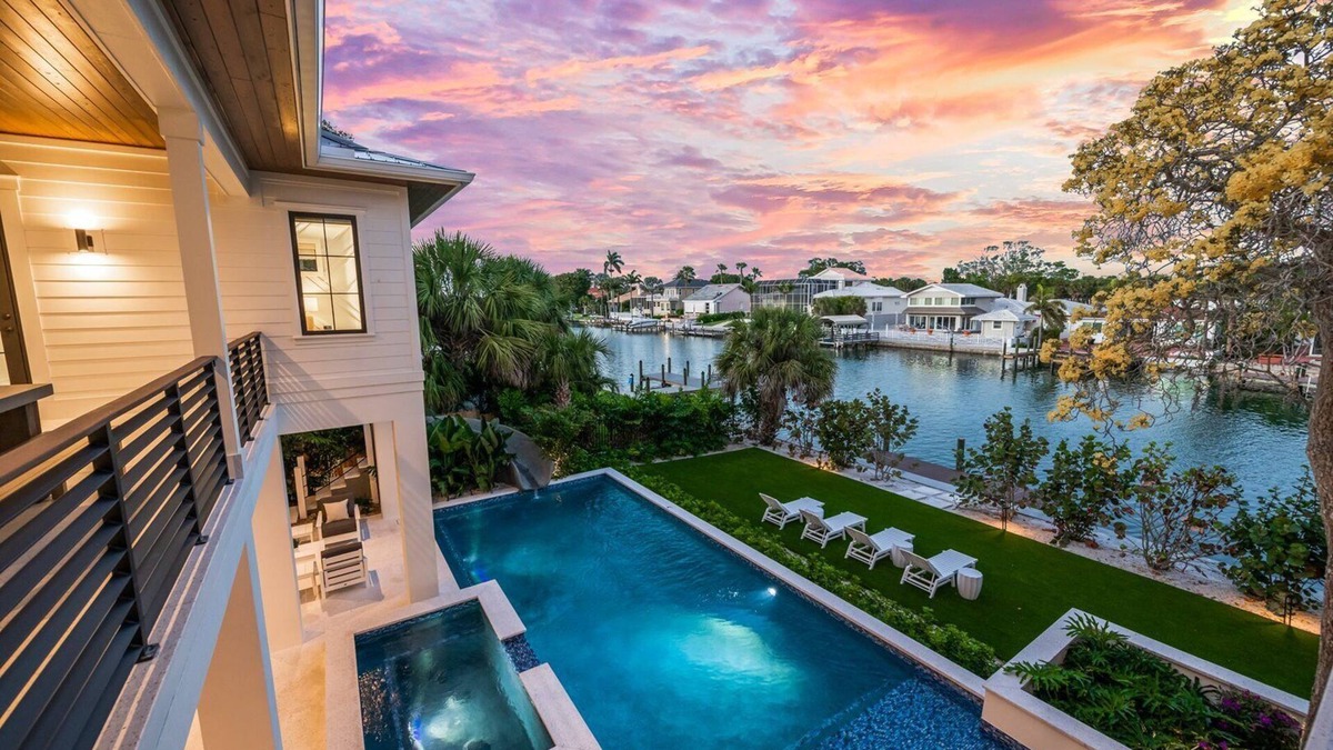 Sarasota House | Walk to Everything, Gulf Views, Waterfront, Heated Resort Style Pool w/Slide