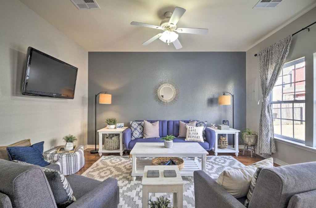 Afton House | Walk to Grand Lake Modern Afton Townhome!
