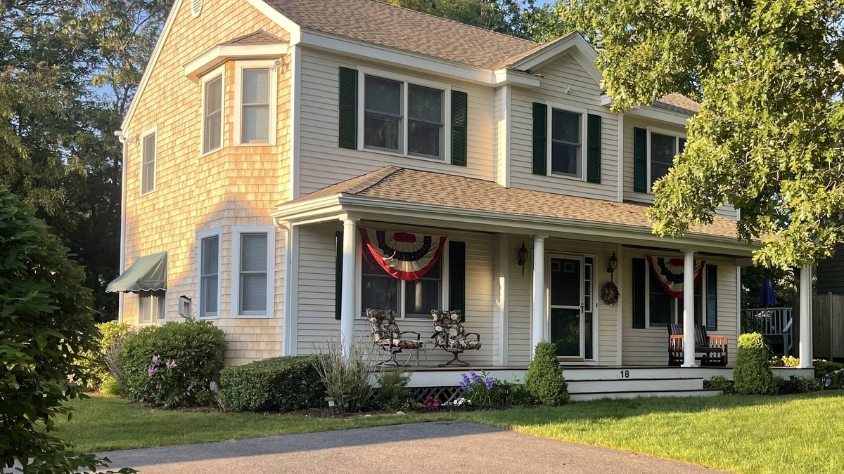 Dennis House | WALK TO MAYFLOWER BEACH! Luxury Colonial-Style Cape Cod Home with Central A/C