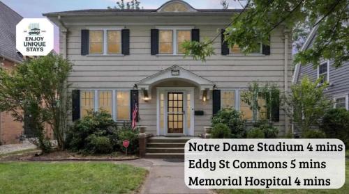 Northshore Triangle House | Walk to Notre Dame Harter Heights Hideaway
