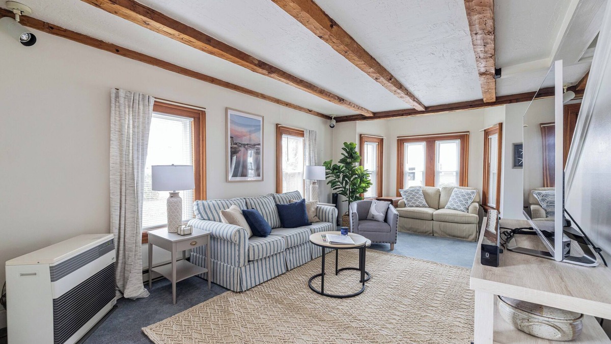 Kennebunk Condo | Walk to Shops & Beach. Cozy home with modern amenities for a memorable stay