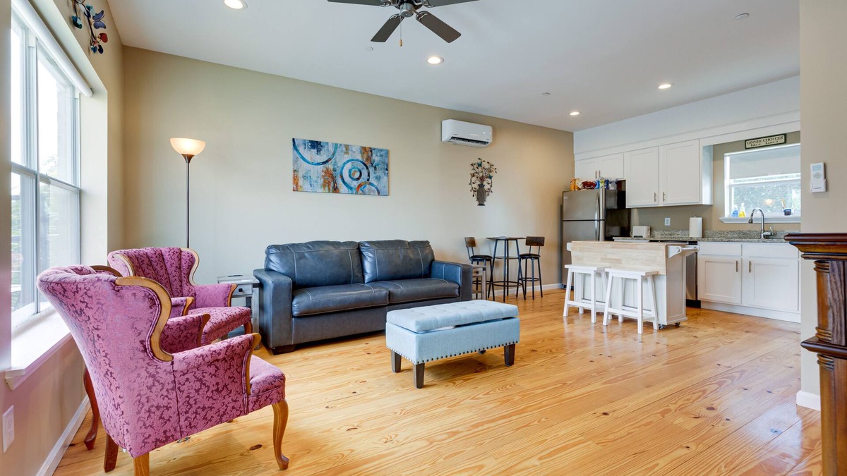 Central Business District Condo | Walkable Downtown Apt w/Game Room!