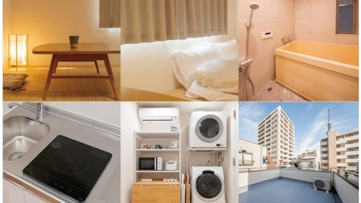 Sumida House | Walking distance to Sensoji Temple and Skytree|Modern Japanese style house|Family/Group