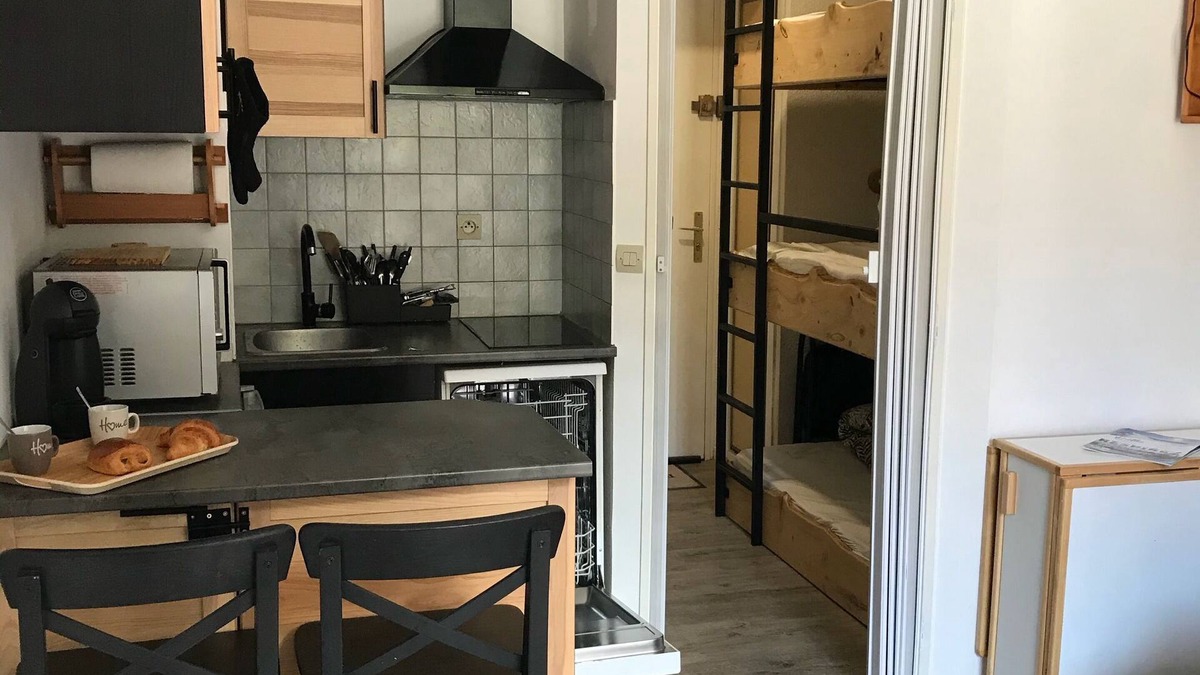 Allos Apartment | Warm studio of La Foux d'Allos