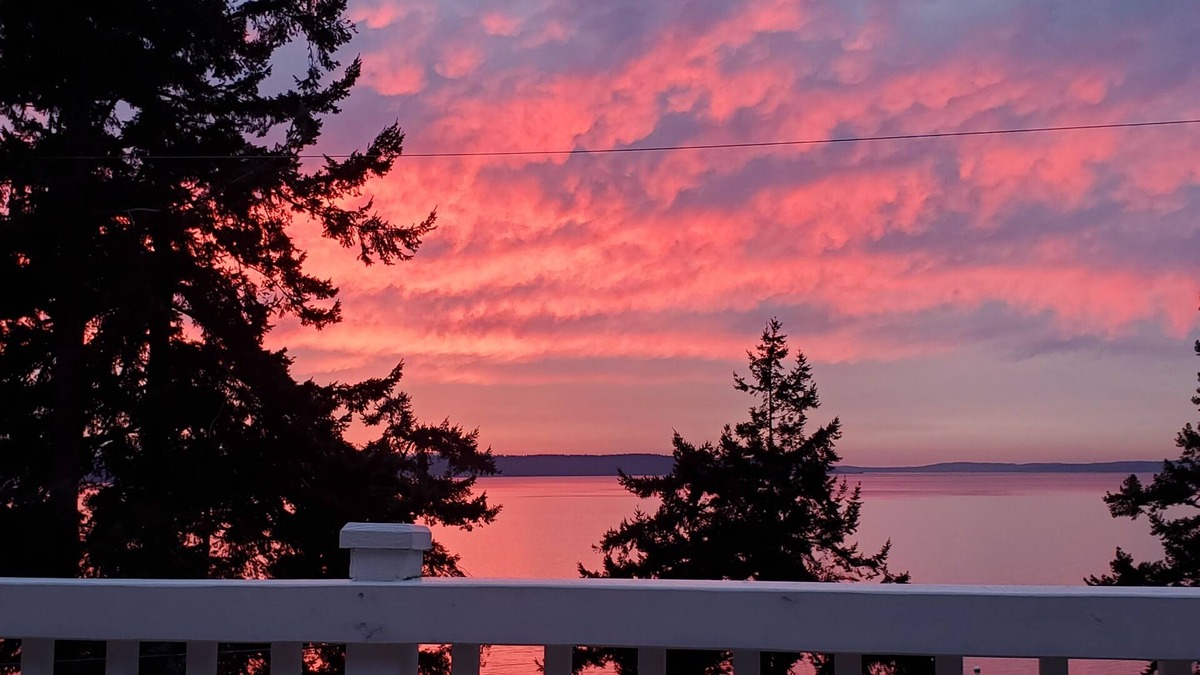 Camano Island Cottage | Watch whales, boats and amazing sunsets - from the deck or front windows in AC!